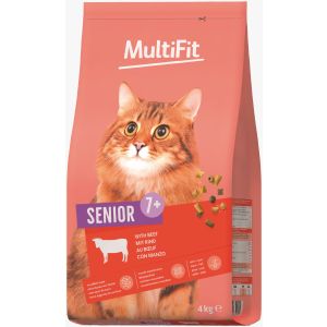 MultiFit Cat Senior govedina 4 kg