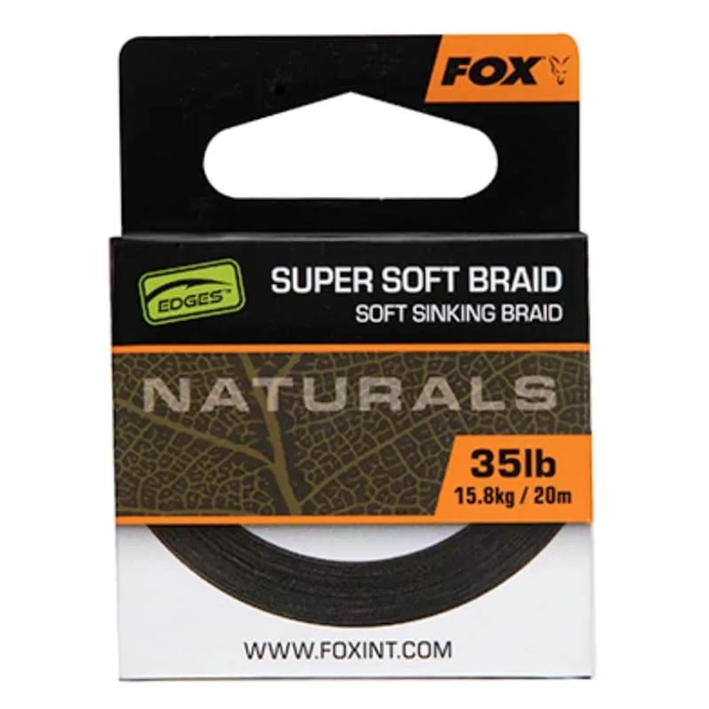 Fox Naturals Soft Braid Hooklength 20m 35lb (CAC828) slika 1