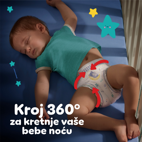 Pampers Night Pants pelene-gaćice slika 5