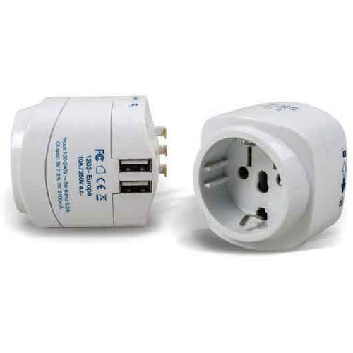 Travel Blue adapter i USB punjač dual Europa za UK (948) slika 3