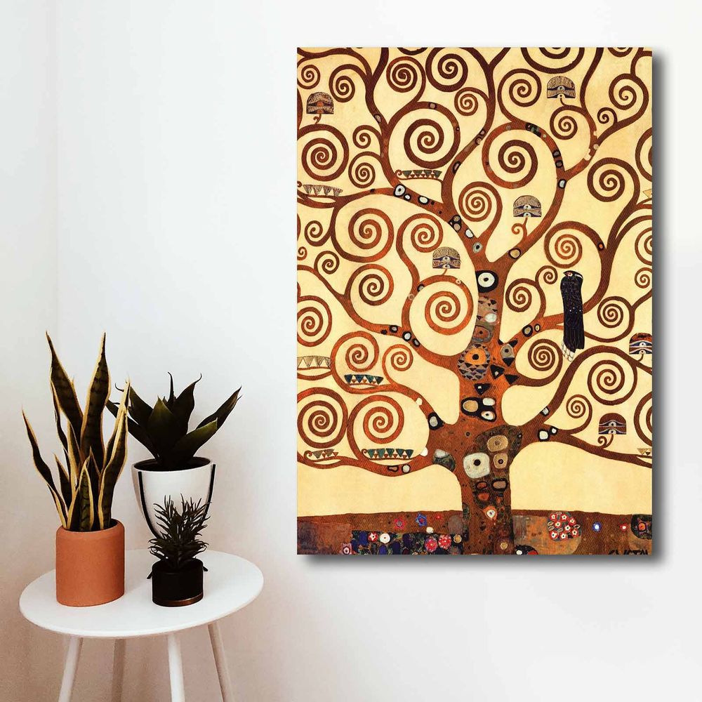 Dekorativna Platnena Slika - Multikolor, Inspiracija Klimt, 70x100cm slika 1