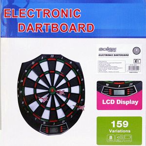 Body Sculpture "Pikado 8 Players Electronic Dartboard Lcd Display, Sound &amp; Music Effects" 43251