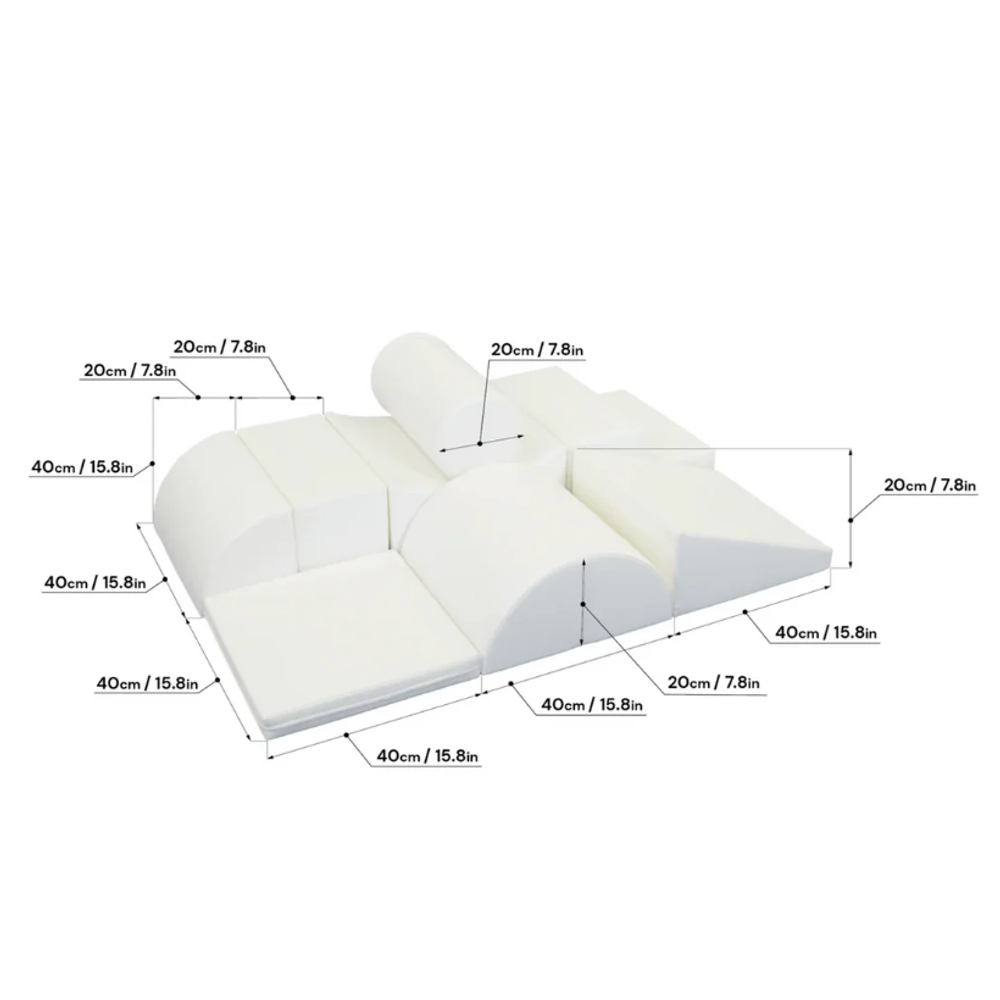 IGLU Soft Play Set ADVENTURER - Bijeli slika 2