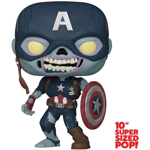 POP figure Marvel What If Zombie Captain America Exclusive 25cm slika 3