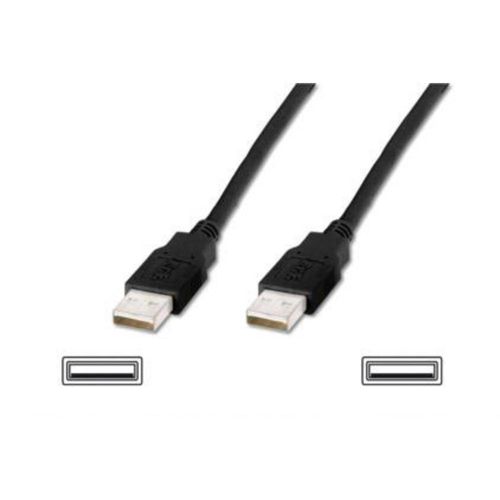 Digitus USB kabel USB 2.0 USB-A utikač, USB-A utikač 1.00 m crna  AK-300101-010-S slika 2