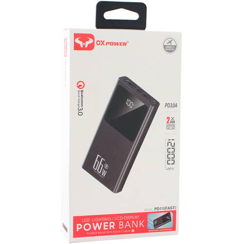 Back up baterija Oxpower PD11 5V 3A 12000 mAh bela slika 1