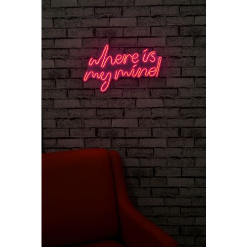 Wallity Ukrasna plastična LED rasvjeta, Where Is My Mind - Pink slika 3