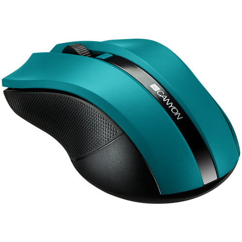 CANYON MW-5 2.4GHz wireless Optical Mouse with 4 buttons, DPI 800/1200/1600, Green, 122*69*40mm, 0.067kg slika 2