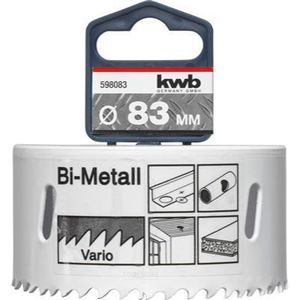 KWB HSS BI-Metalna kruna za bušenje za drvo, metal i plastiku, 83 mm