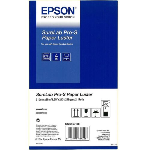 Rola Epson surelab pro-s paper luster A4x65m C13S450138BP slika 1