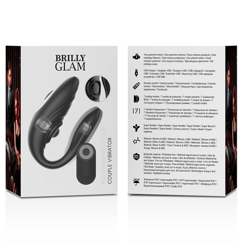 BRILLY GLAM vibrator za parove s funkcijom pulsiranja slika 22