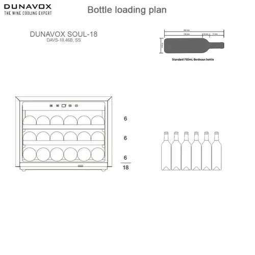 DXJ-24.51B DUNAVOX vinska vitrina slika 6