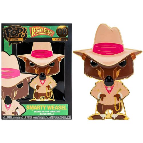 Funko Pop Roger Rabbit Smarty Weasel Large Ename bedž 10cm slika 1