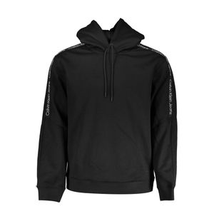 CALVIN KLEIN MEN'S BLACK ZIPLESS SWEATSHIRT