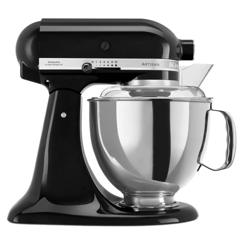 KitchenAid Standmixer Artisan 4,8 L (crna) KA5KSM125EOB slika 1