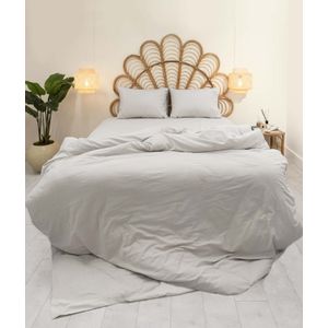 Calmo - Light Grey Light Grey Single Quilt Cover Set