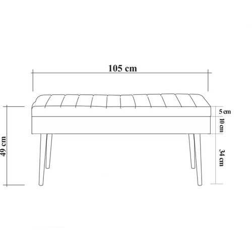 Woody Fashion Klupa, Vina 1501 - 2 - Anthracite, Atlantic slika 4