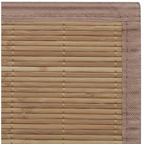 Tepih od bambusa u smeđoj boji 80 x 200 cm slika 3
