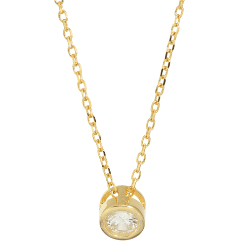 J&B Jewellery 925 Srebrna ogrlica Q4-Gold slika 1