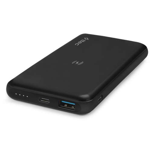 Ttec Prijenosni punjač -  PowerSlim Pro W QI/PD/QC 3.0 10.000mAh Wireless Universal Mobile Charger - Black slika 1