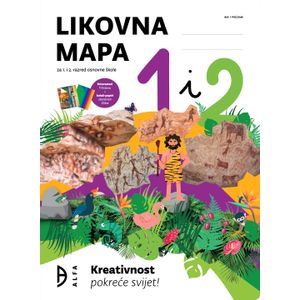 Likovna mapa s kolaž-papirom i raster-papirom 1 i 2