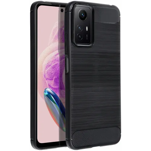 CARBON Case maskica za XIAOMI Redmi NOTE 12S crna slika 1