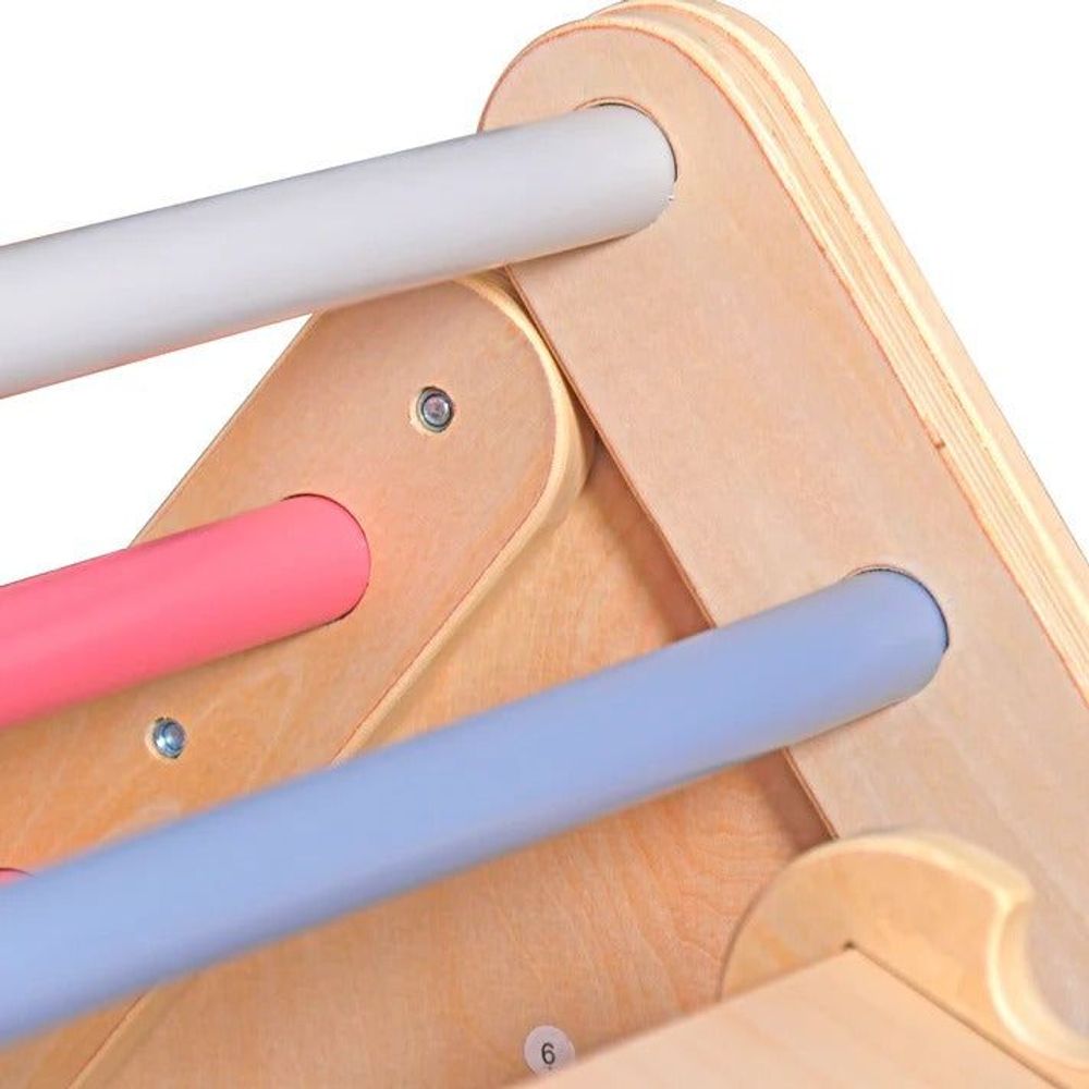 Kinder Home Drvena penjalica i tobogan Pikler 2U1 slika 6