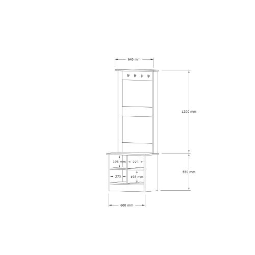 Fasitano Sapphire Hall Stand slika 4