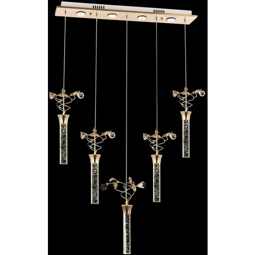 AV-1753-5SY Yellow Chandelier slika 1