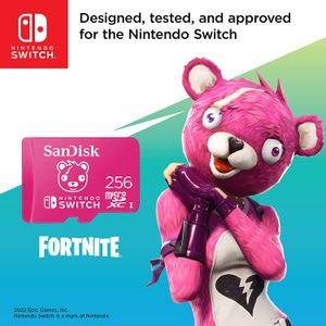 SanDisk Nintendo MicroSD UHS I kartica - Fortnite izdanje, Cuddle Team, 256GB