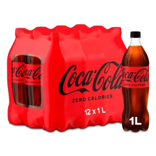 Coca-Cola Zero 1l 12/boca XXL slika 1