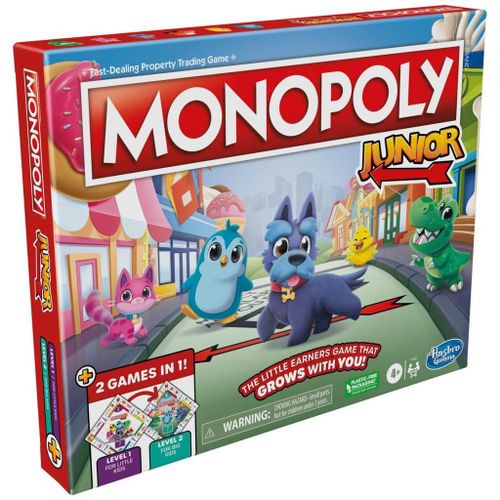 Društvena igra Hasbro Monopoly Junior 2u1 4+  slika 1