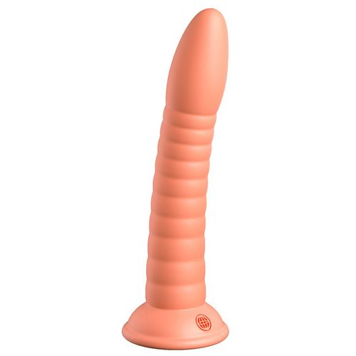 Cured Silicone Rebrasti Silikonski Dildo Platinum  slika 1