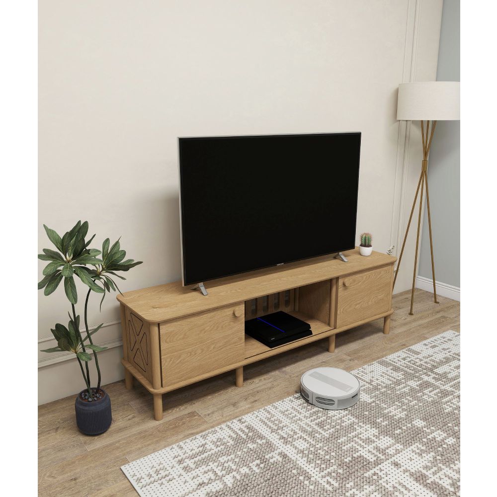 TV Stalak Ontano u Boji Hrasta slika 4