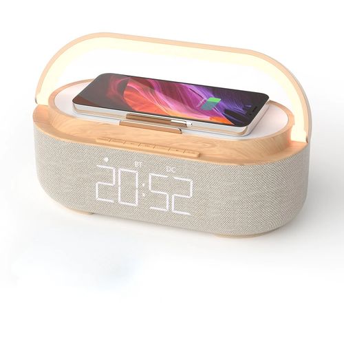 MOYE AURORA PLUS RADIO LAMP WITH CLOCK AND WIRELESS CHARGER slika 1