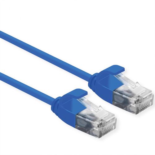 Secomp Roline UTP Data Centar PatchCord Cat6A, Slim, LSOH, plavi 1.0m slika 1