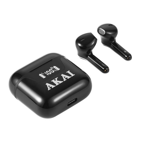 AKAI slušalice sa mikrofonom, Bluetooth, In-ear, crne BTE-J101 slika 4