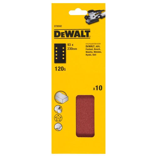 DEWALT TRAK BRUS. 1/3 GR.120 93X240 10/1 DT8592 slika 1