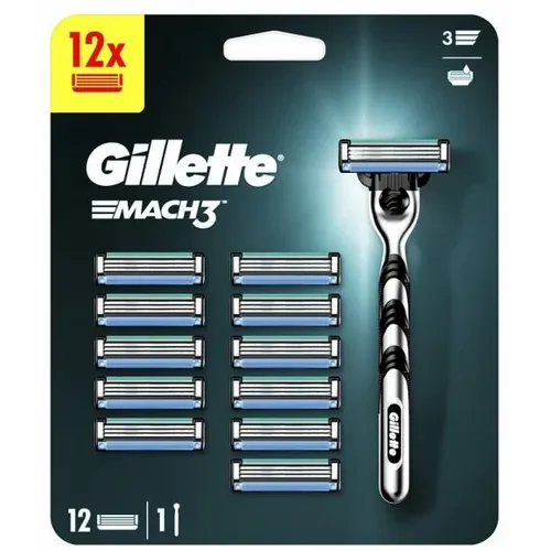 Gillette Mach3 brijač + 12  XXL slika 1