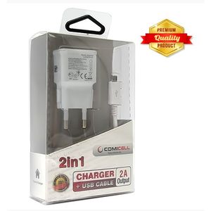 Adapter Punjac COMICELL EXTREME Micro USB 2in1 2A Beli P190