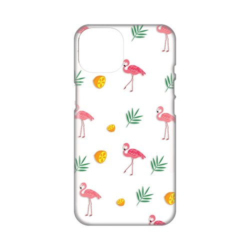 Torbica Silikonska Print Skin za iPhone 14 6.1 Flamingos slika 1