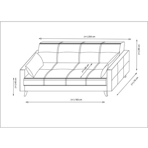 Atelier Del Sofa Trosjed, Polya - Tile Red slika 8