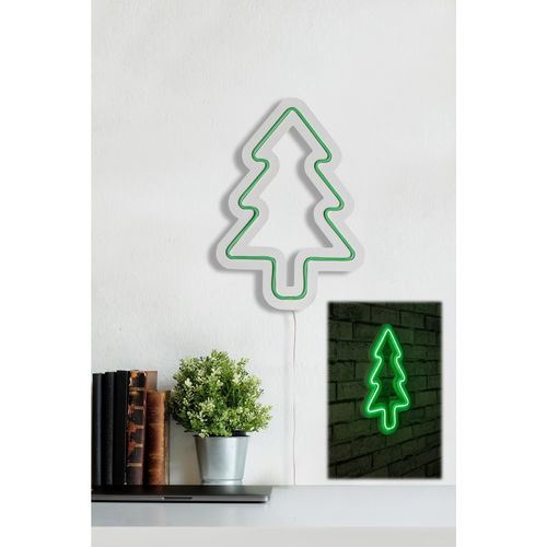 Wallity Ukrasna plastična LED rasvjeta, Christmas Pine - Green slika 14