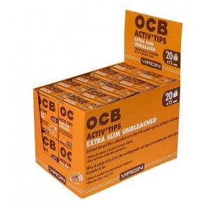 OCB ACTIV TIPS Charcoal Filters Extra Slim unbl.