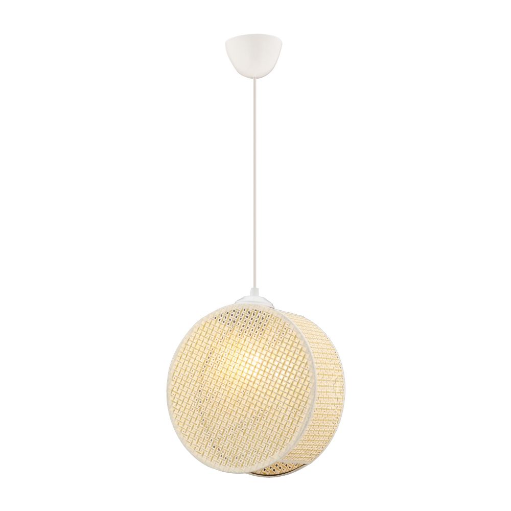 Drum - Cream Chandelier sa Metalnim Tijelom slika 2