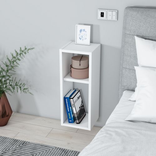 Klaus - White White Nightstand slika 2