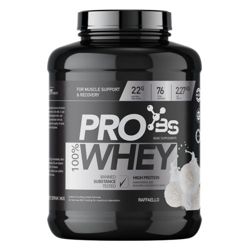 100% PRO WHEY 2.27KG BASIC SUPPLEMENTS -  Raffaello slika 1