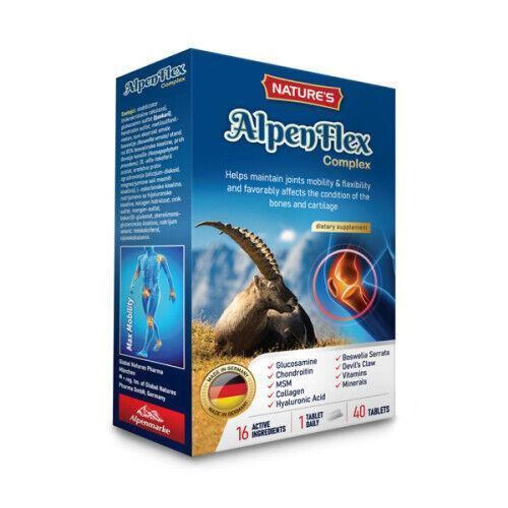 ALPEN FLEX COMPLEX TBL A40 - Suplement za Zdravlje Zglobova slika 1