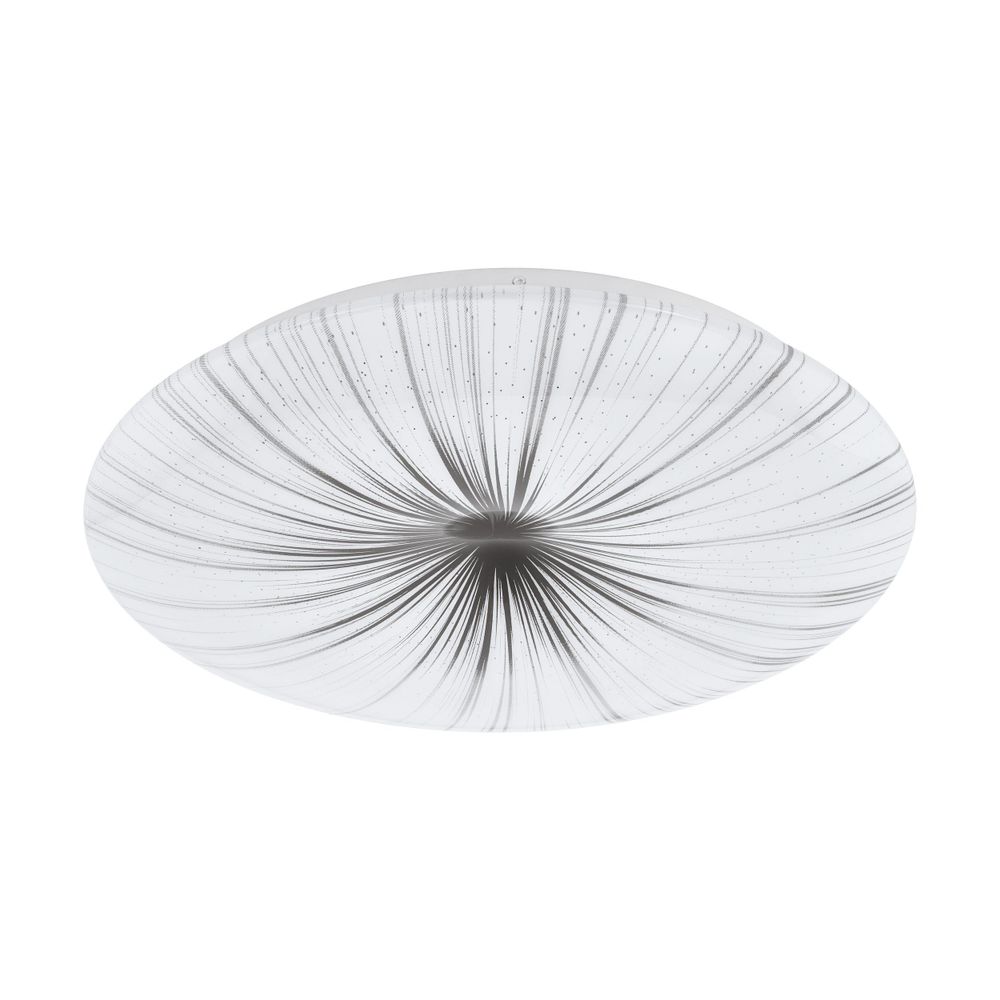 Eglo Nieves Plafonjera LED 24W, 2400lm, Promjer 410mm, Bijela/Srebrna slika 1