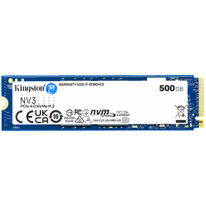 Kingston SSD 500GB NV3 M.2 2280 PCIe 4.0 NVMe SSD 